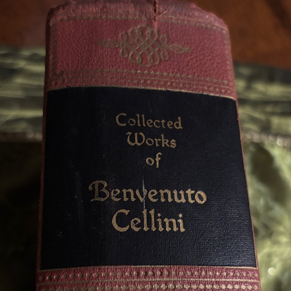 Vintage Collected Works of Benvenuto Cellini Book